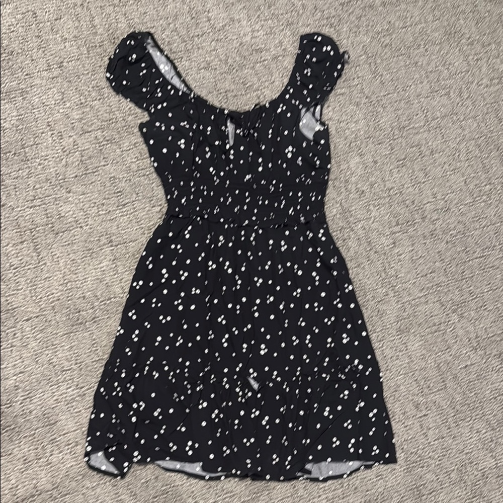 Black and White floral Sundress